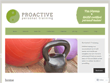 Tablet Screenshot of proactive-personal-training.com